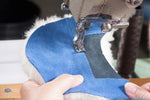 Sewing Mule Sheepskin Slippers