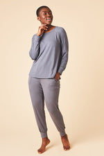 Pajama Relaxed Long Sleeve Top