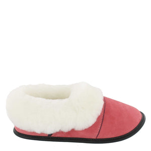 Women's Pink Lazybone Sheepskin Slippers