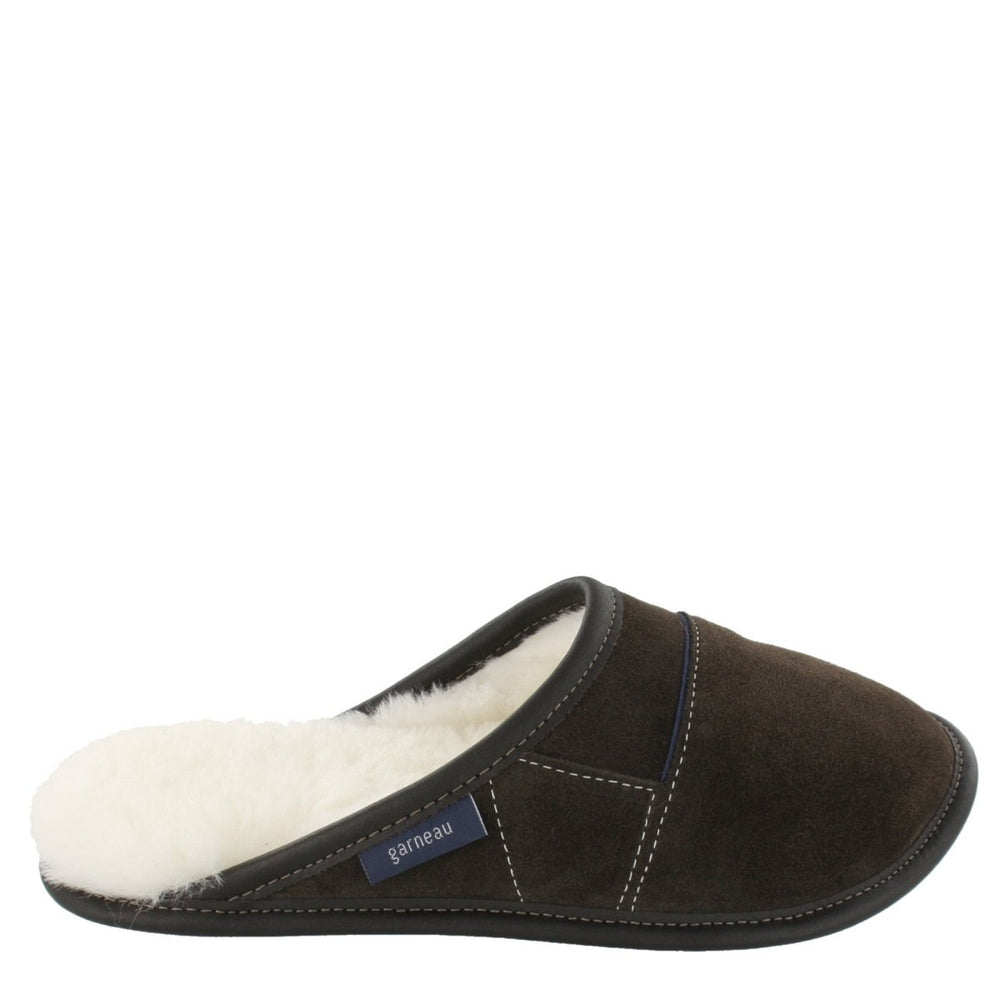 
            
                Load image into Gallery viewer, Women&amp;#39;s Brown Suede and Sheepskin Mule Slippers
            
        