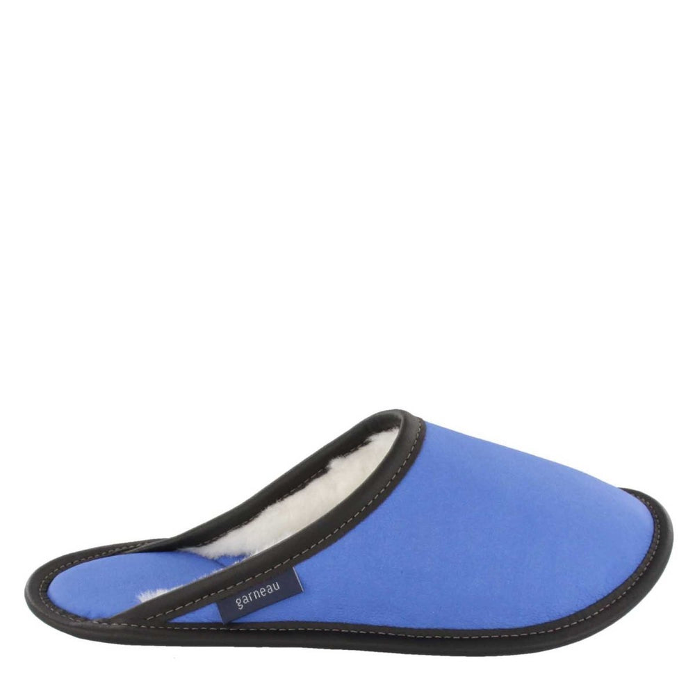 Women's Blue Ultralight Mule Sheepskin Slippers